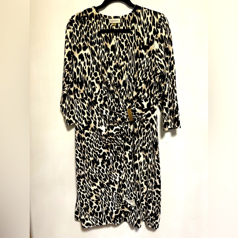 EUC Calvin Klein Matte Jersey Dress sz 16w